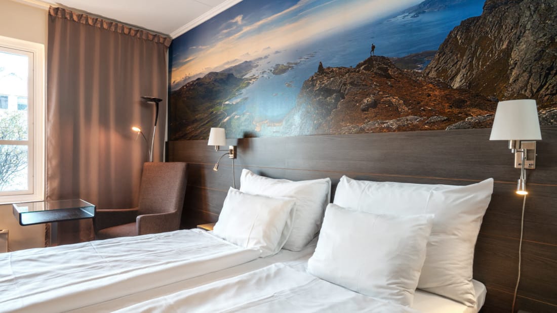 Thon Hotel Skagen tweepersoonsbed in een superior kamer