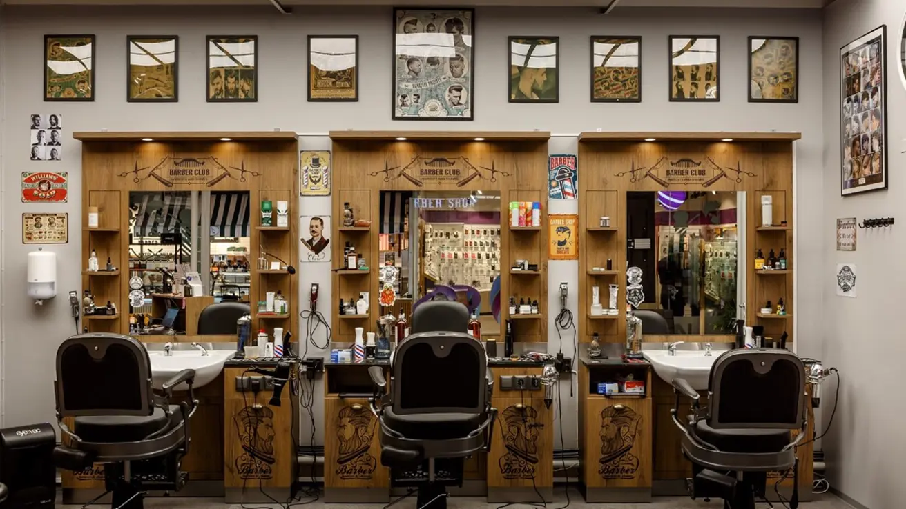 Picture of a barber shop