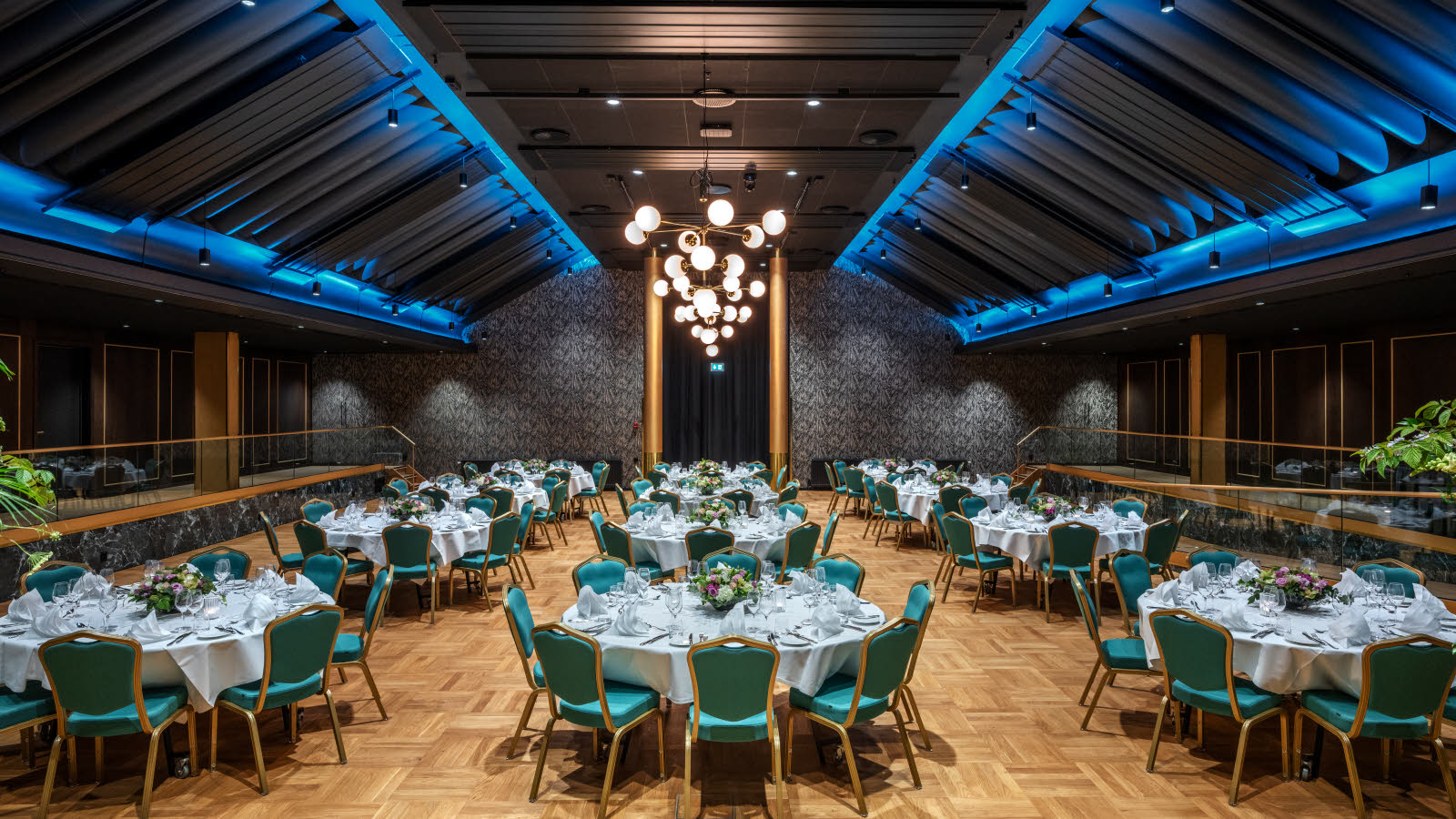 Flagstadsalen selskabsopsætning