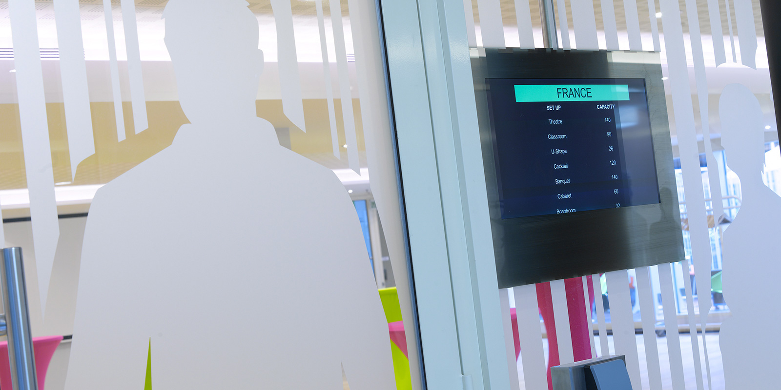 Ingång till konferensrum France på Thon Hotel EU