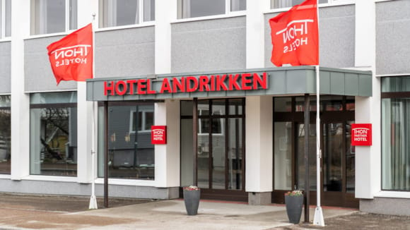 The facade of Thon Hotel Andrikken