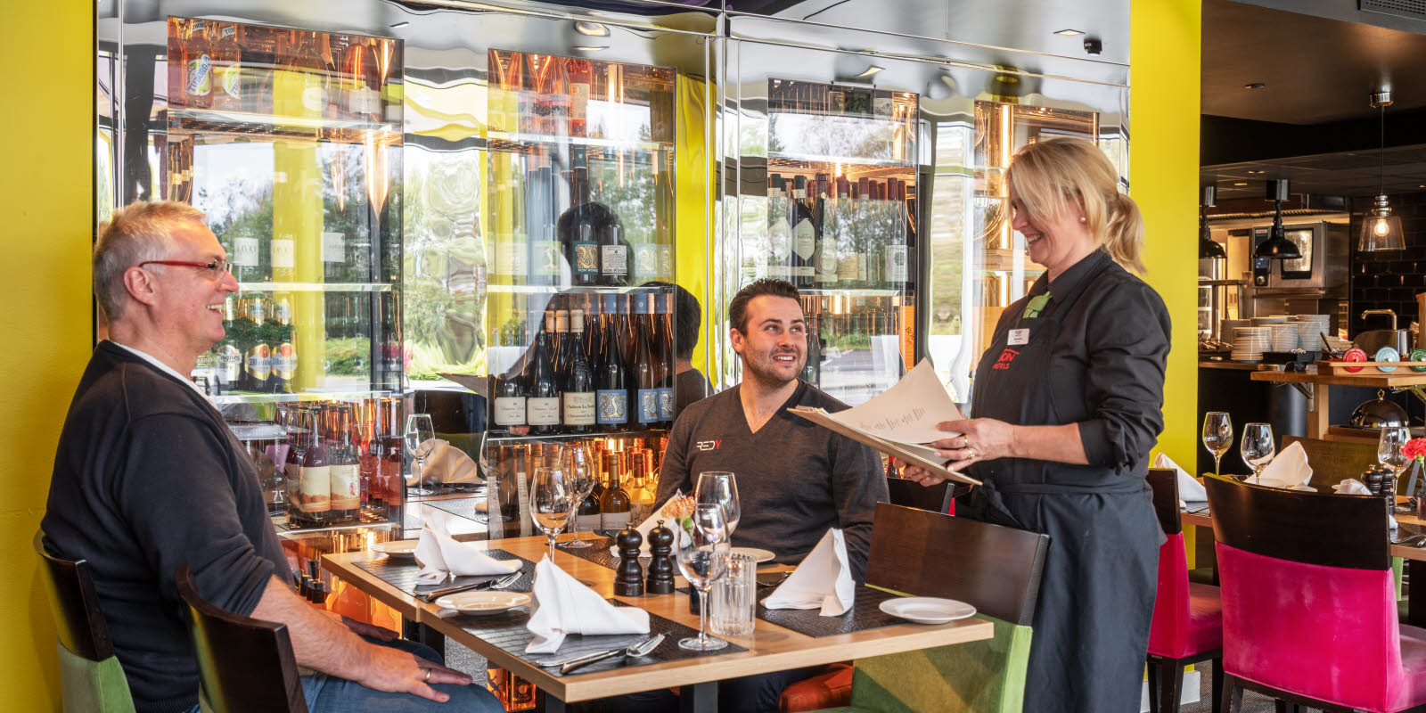 Restaurant Lindbergh  på Thon Hotel Bergen Airport ved Bergen Lufthavn, Flesland.