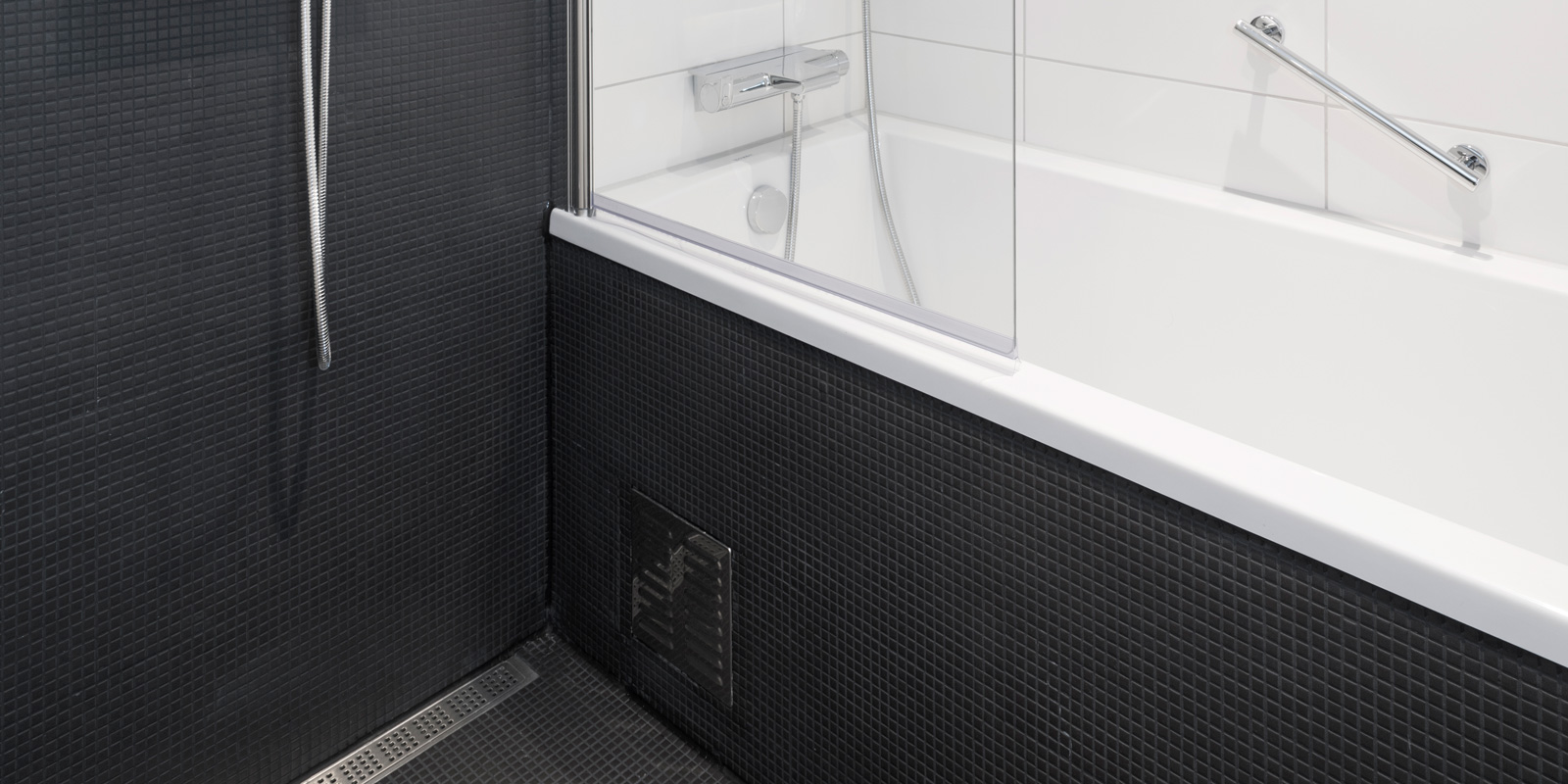 Dusj og badekar på Thon Hotel Bergen Airport