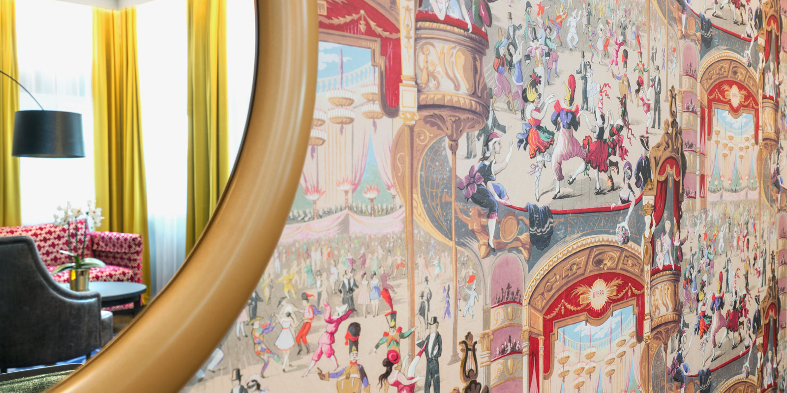 Dekortapet på suite Thon Hotel Bergen Airport