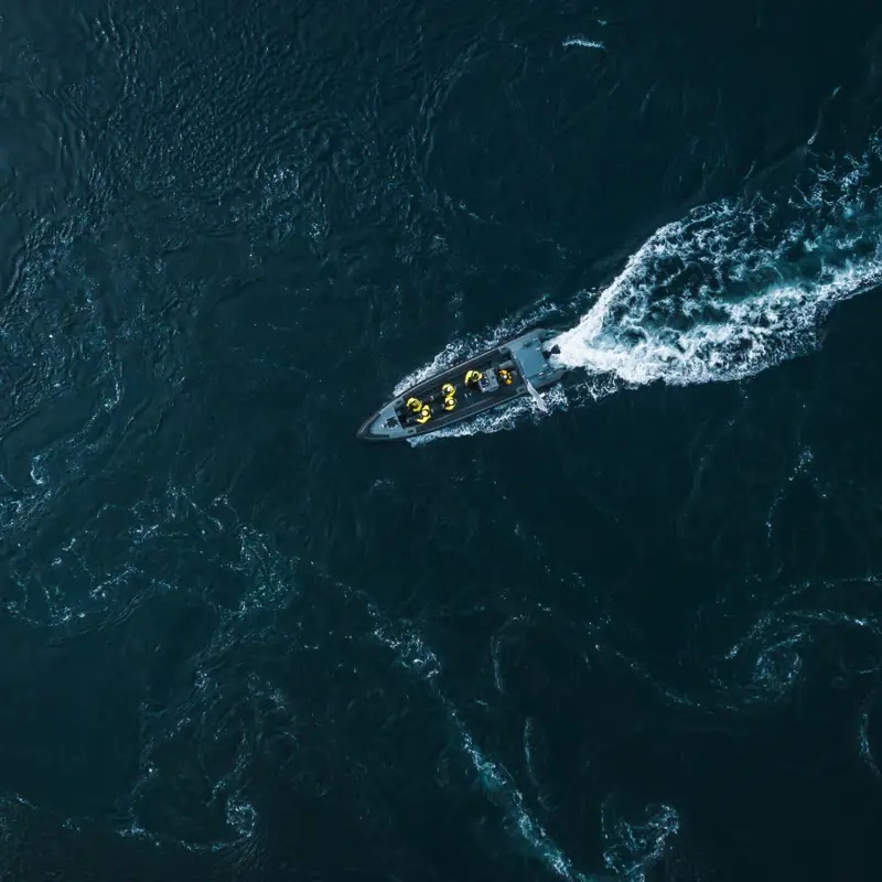 RIB i Saltstraumen.