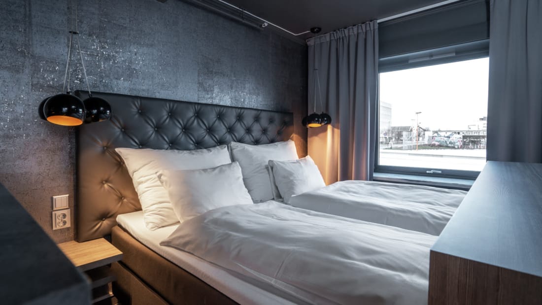 Thon Hotel Skagen Doppelbett in der Suite