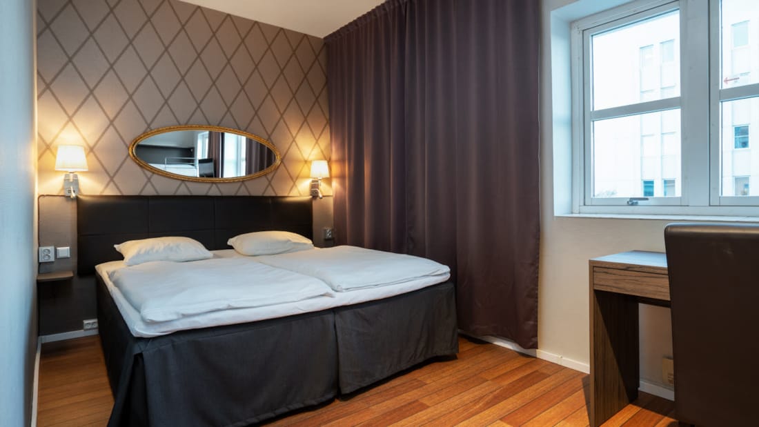 Thon Hotel Skagen lit double dans la chambre familiale