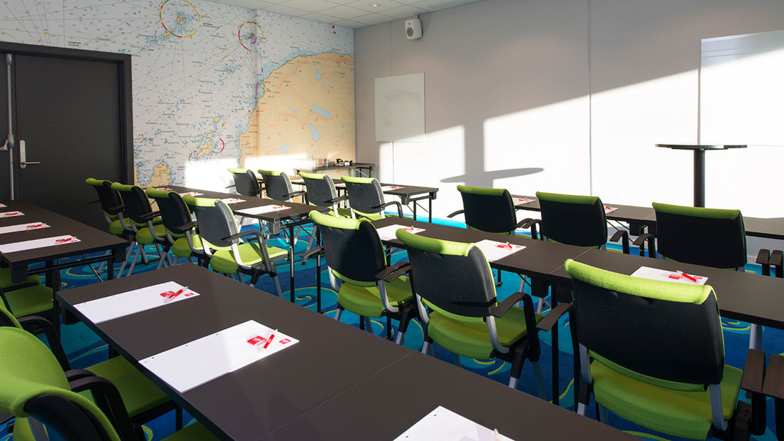 Konferenslokal med plats för 30 personer