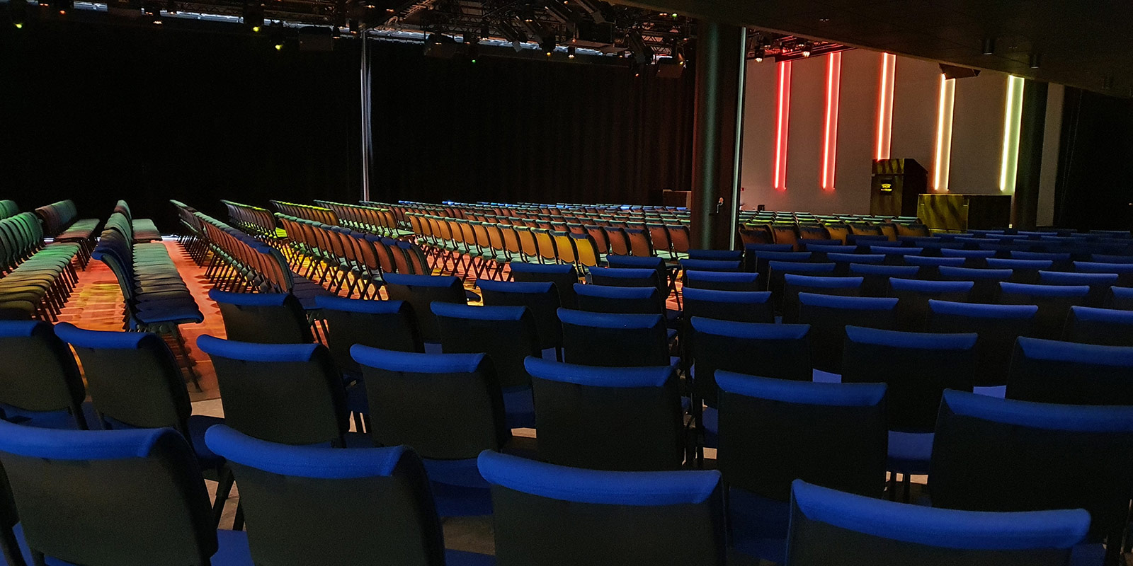 Arena Nord-Norge med eventbelysning for høst