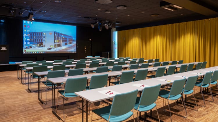 Conferentiezaal van Thon Hotel Kirkenes met ruimte voor 300 personen