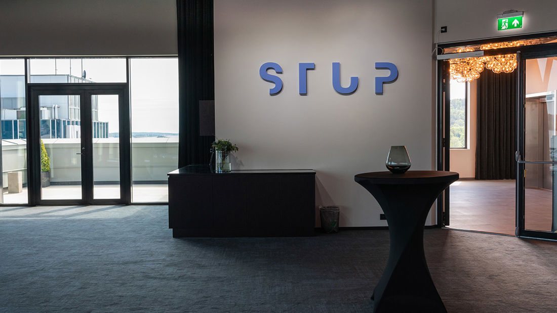 Umgängesområde på konferensavdelningen på Hotel Norge i Kristiansand