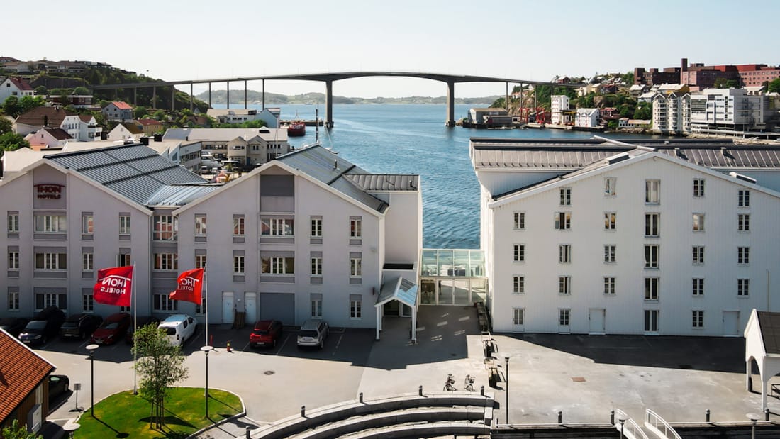thon Hotel kristiansund fasad mot fjorden