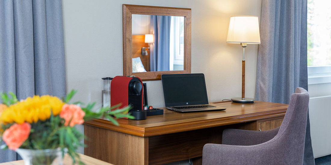 Bed in Superior-kamer in Thon Hotel Backlund in Levanger