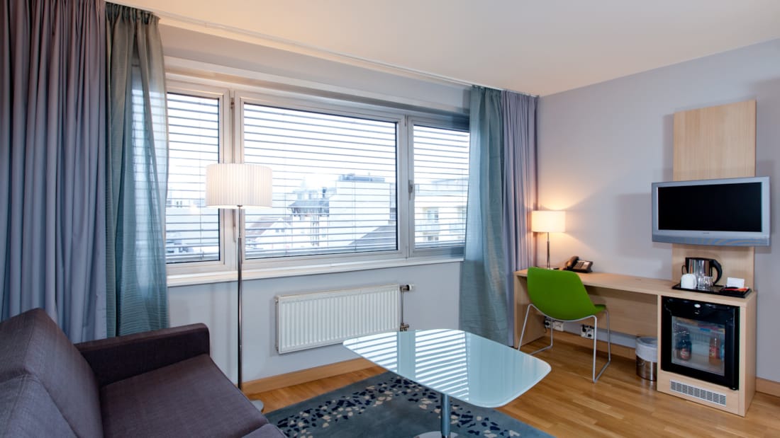 Bed in Superior-kamer in Thon Hotel Lillestrøm