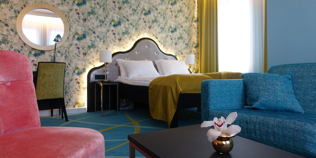 Lit dans une chambre familiale de Thon Hotel Lofoten à Svolvær