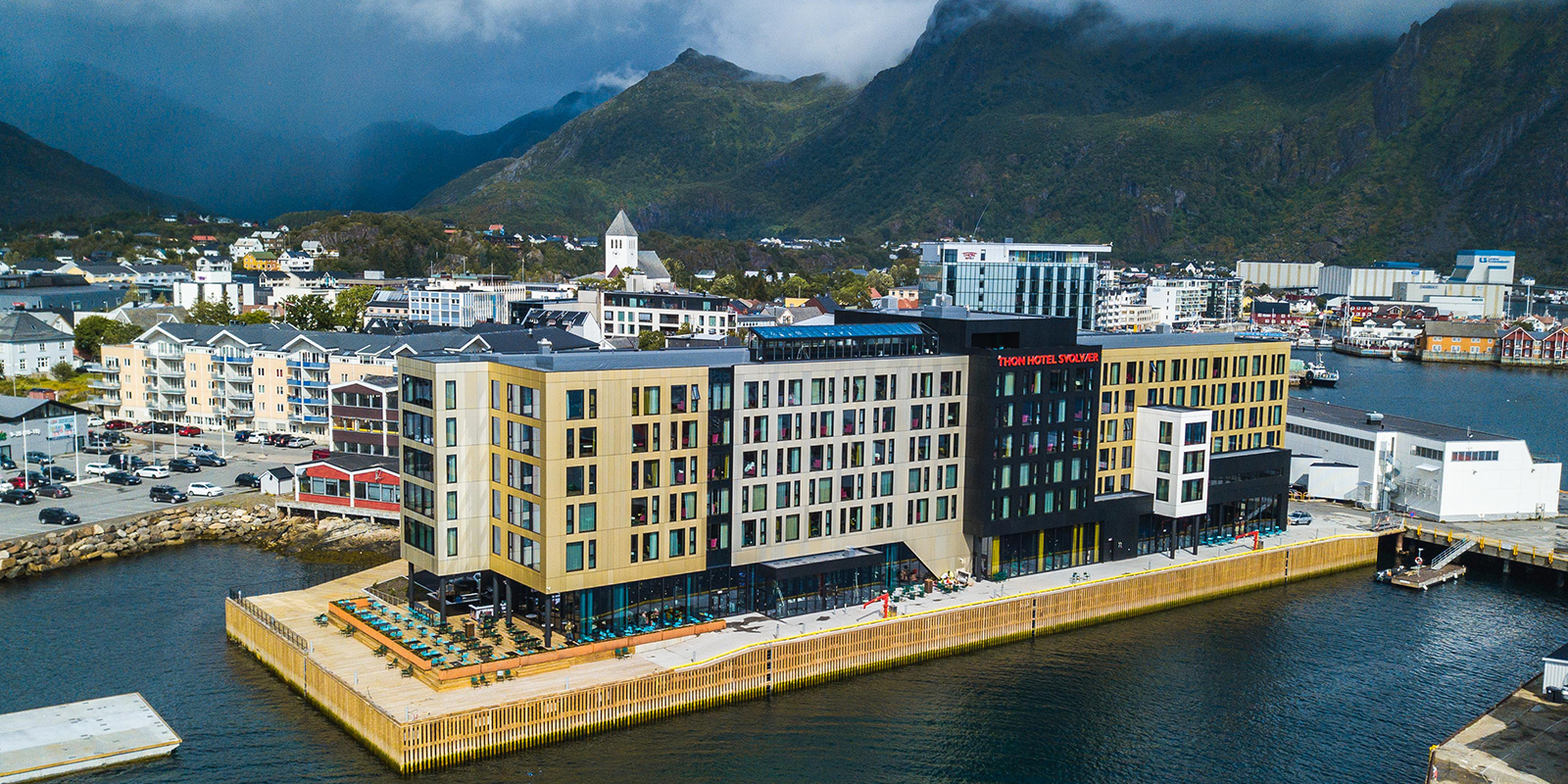 3D-billede af Thon Hotel Svolvær