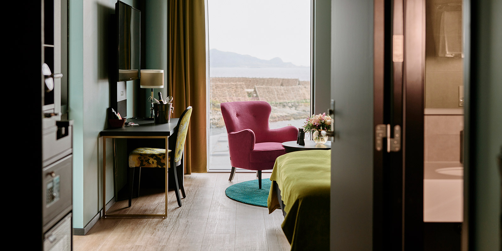 Detaljer fra business room på Thon Hotel Svolvær