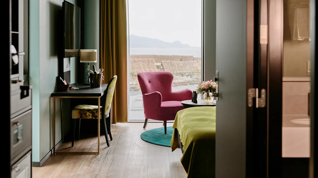 Detaljer fra business room på Thon Hotel Svolvær