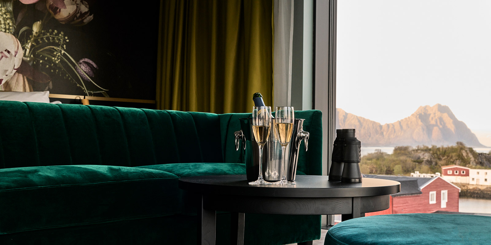 detaljer fra suite på thon hotel svolvær