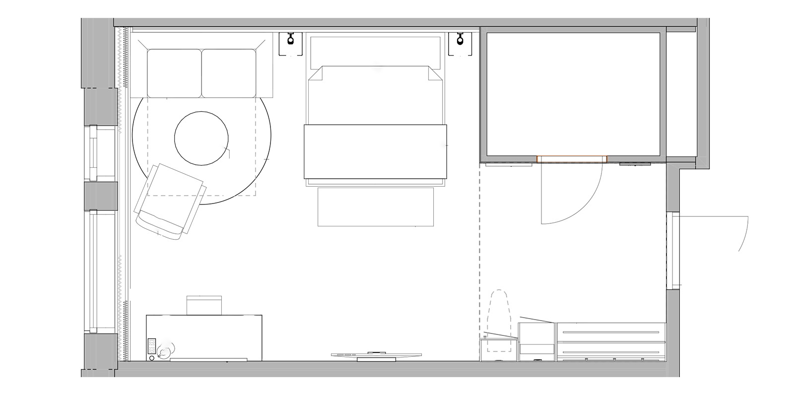 Plantegning over business room på Thon Hotel Svolvær