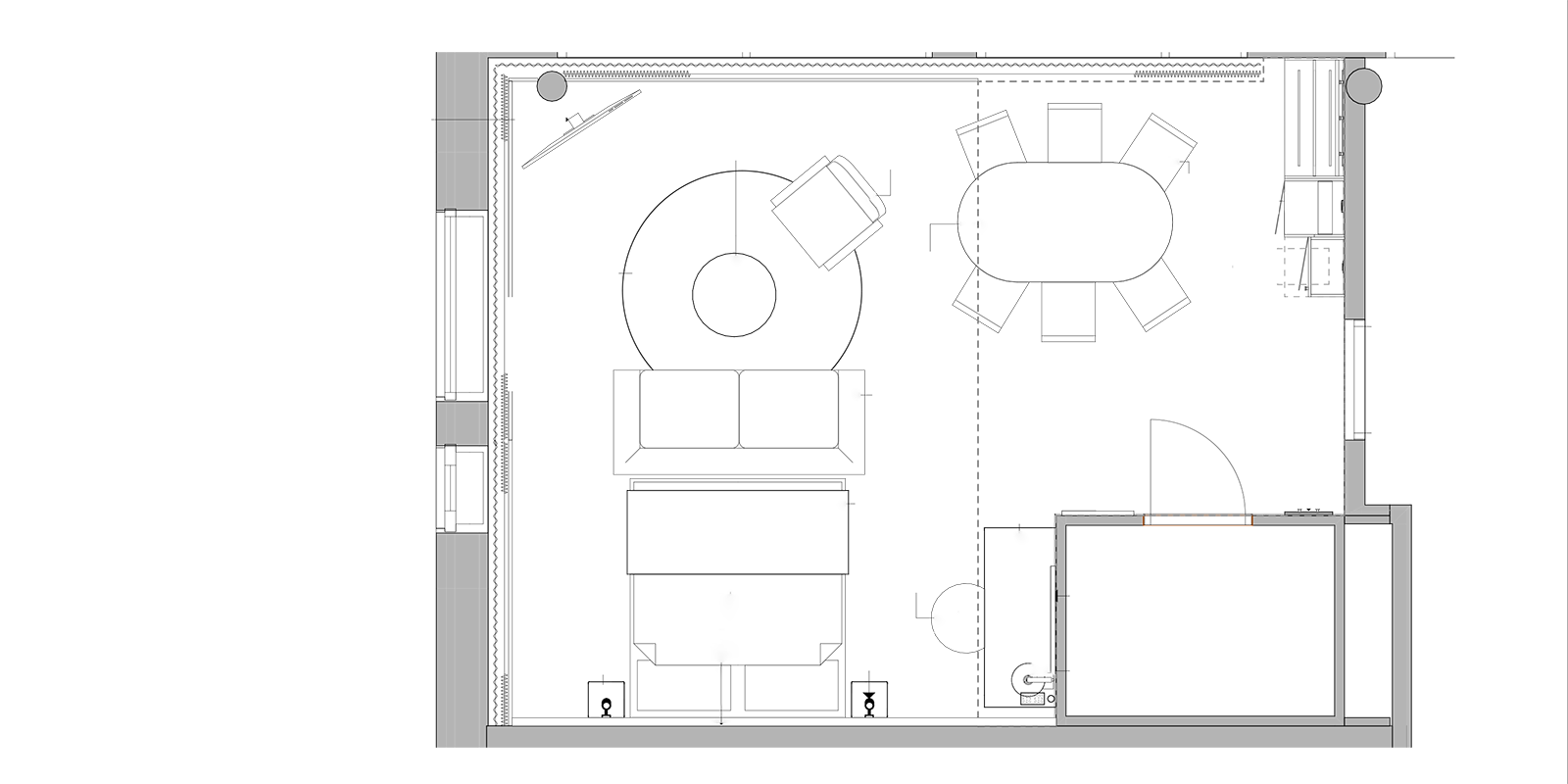 plantegning over junior suite på thon hotel svolvær
