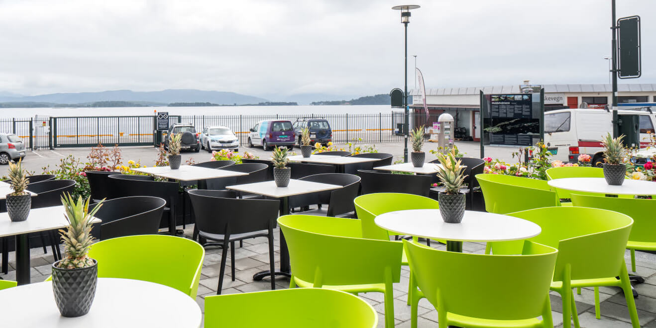 Uteservering på Thon Hotel Moldefjord