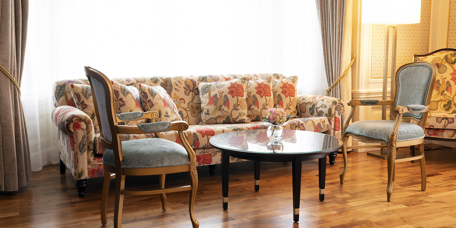 Vardagsrum i svit Bristol