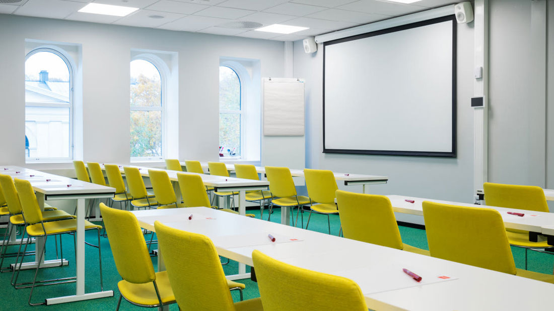 Konferenslokal med plats för 55 personer