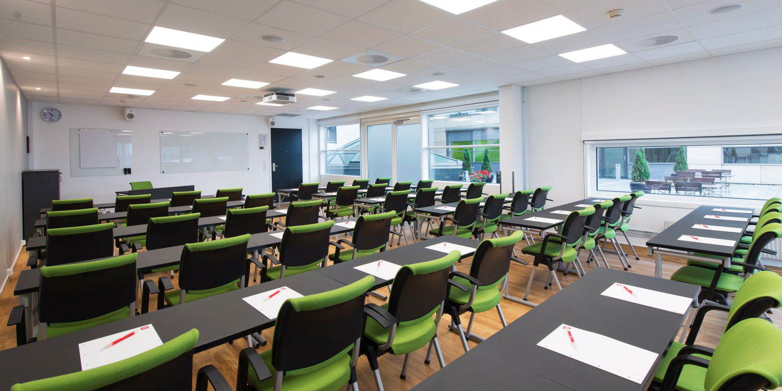 Konferencesal Carmen klasseværelse-opsætning