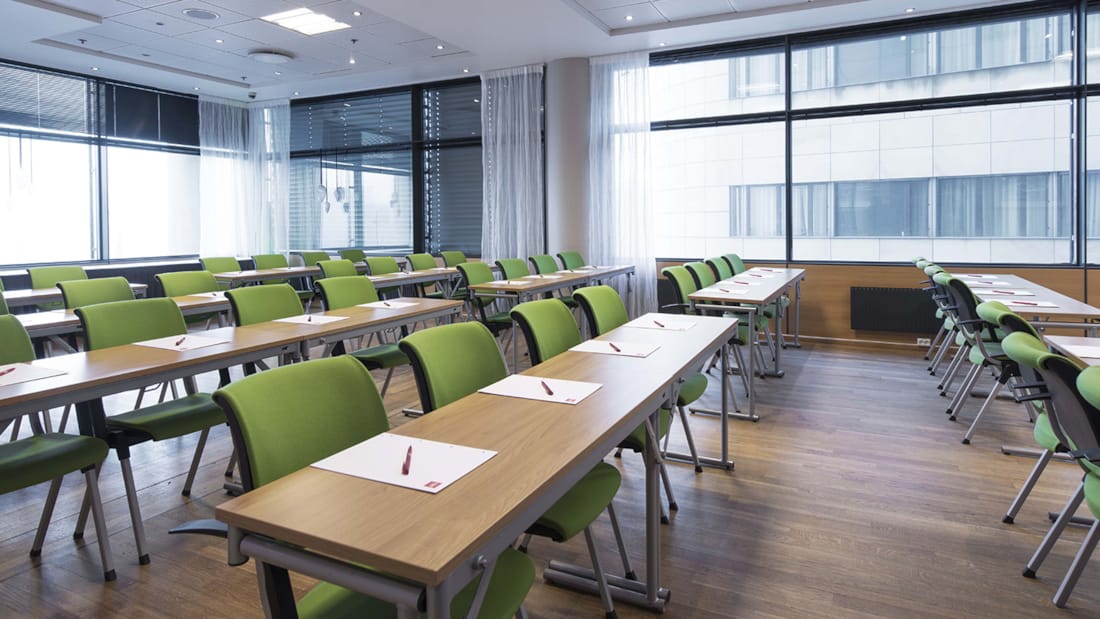 Meeting room in a classroom setting