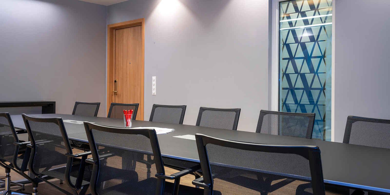 Konferencelokale Leonore i hovedbordsopsætning