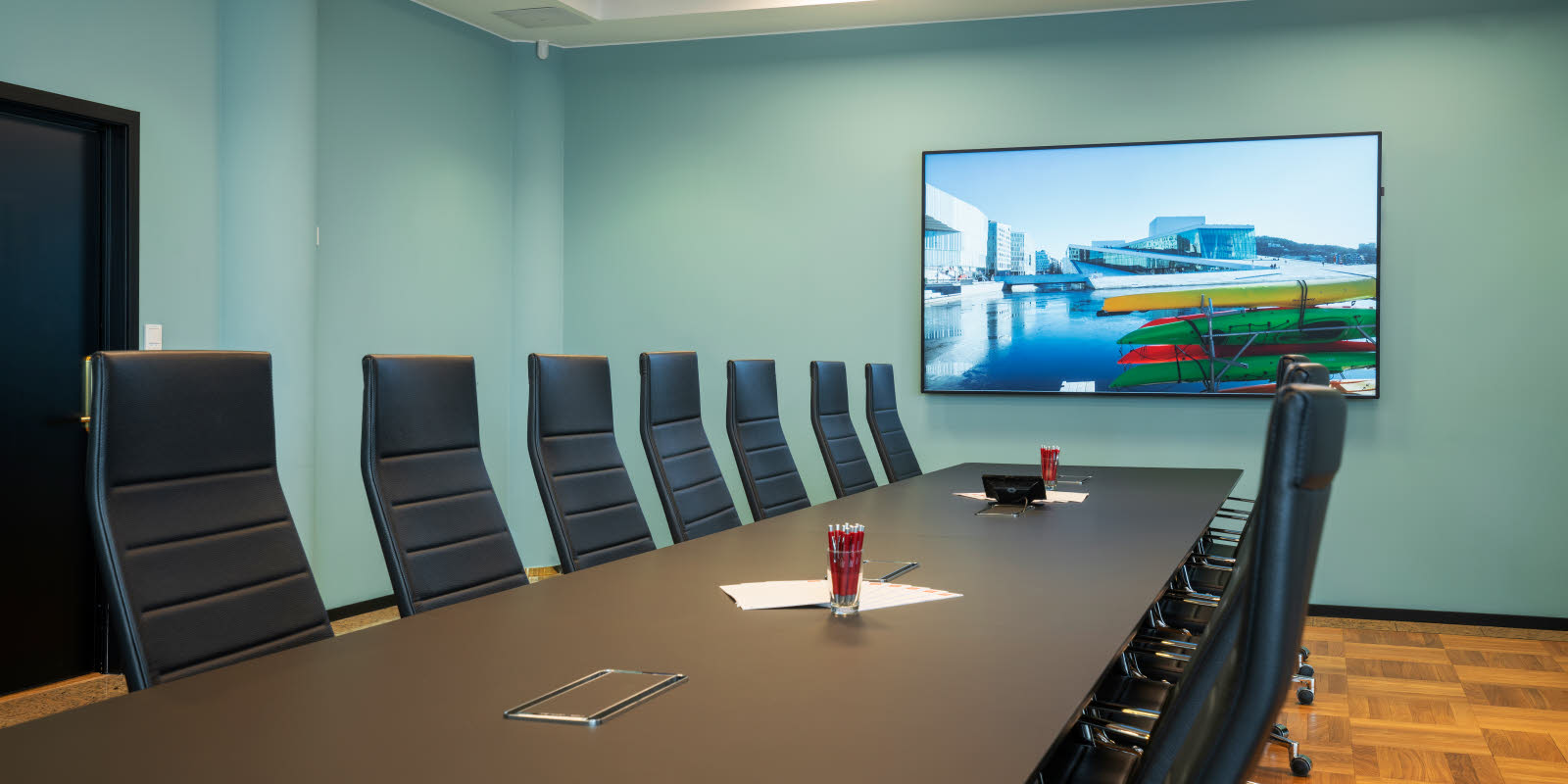 konferencelokale tryllefloyten i hovedbord-opsætning