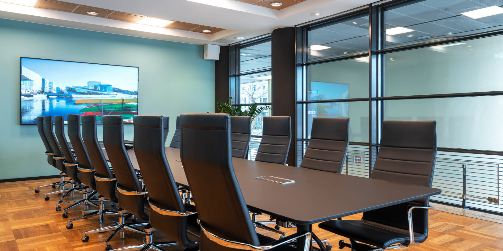 konferencelokale tryllefloyten i hovedbord-opsætning