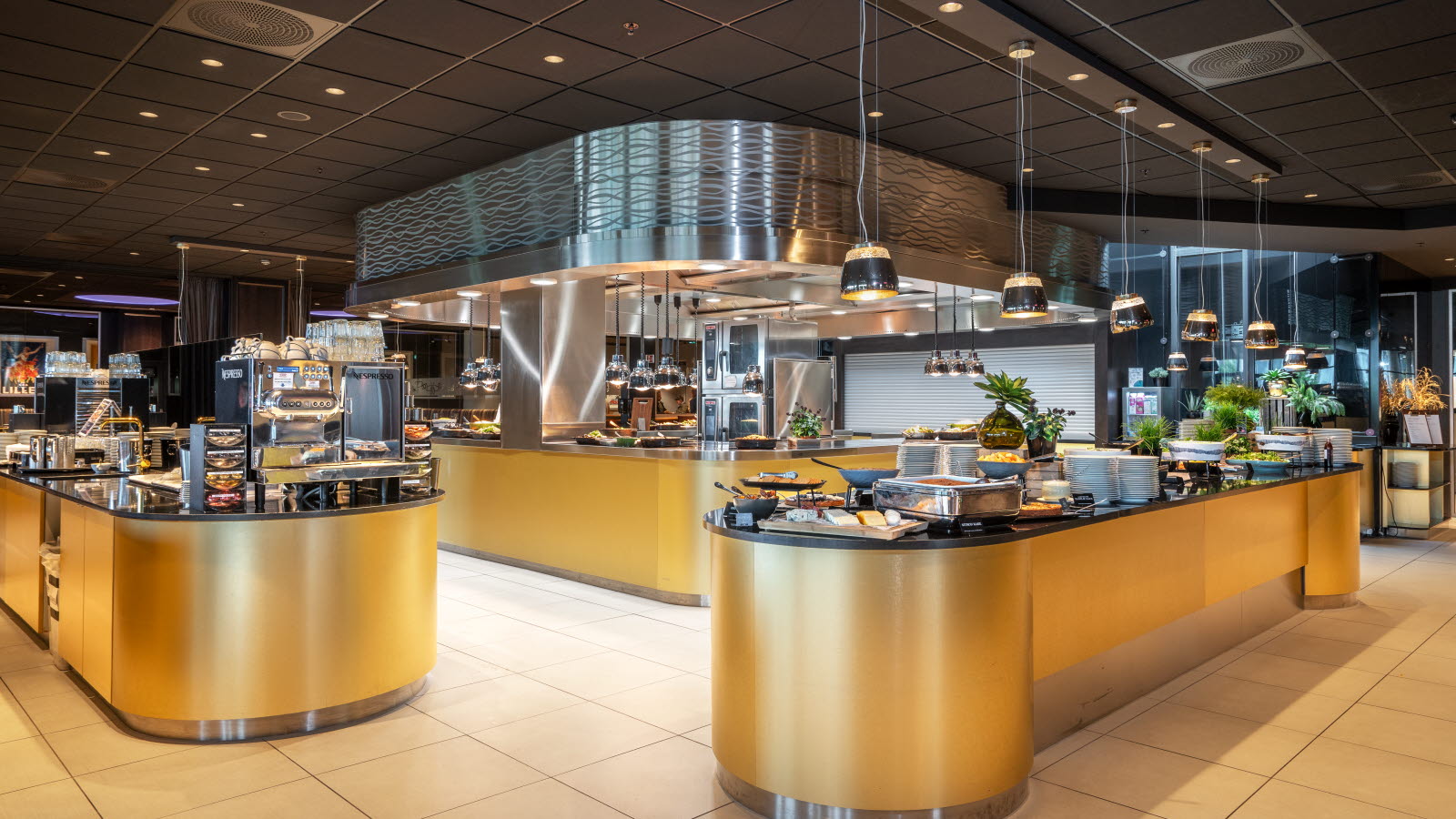 Buffé på restaurang Scala