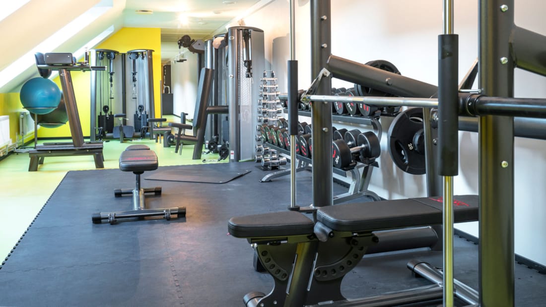 Fitness-rum med træningsmaskiner Thon Hotel Spectrum