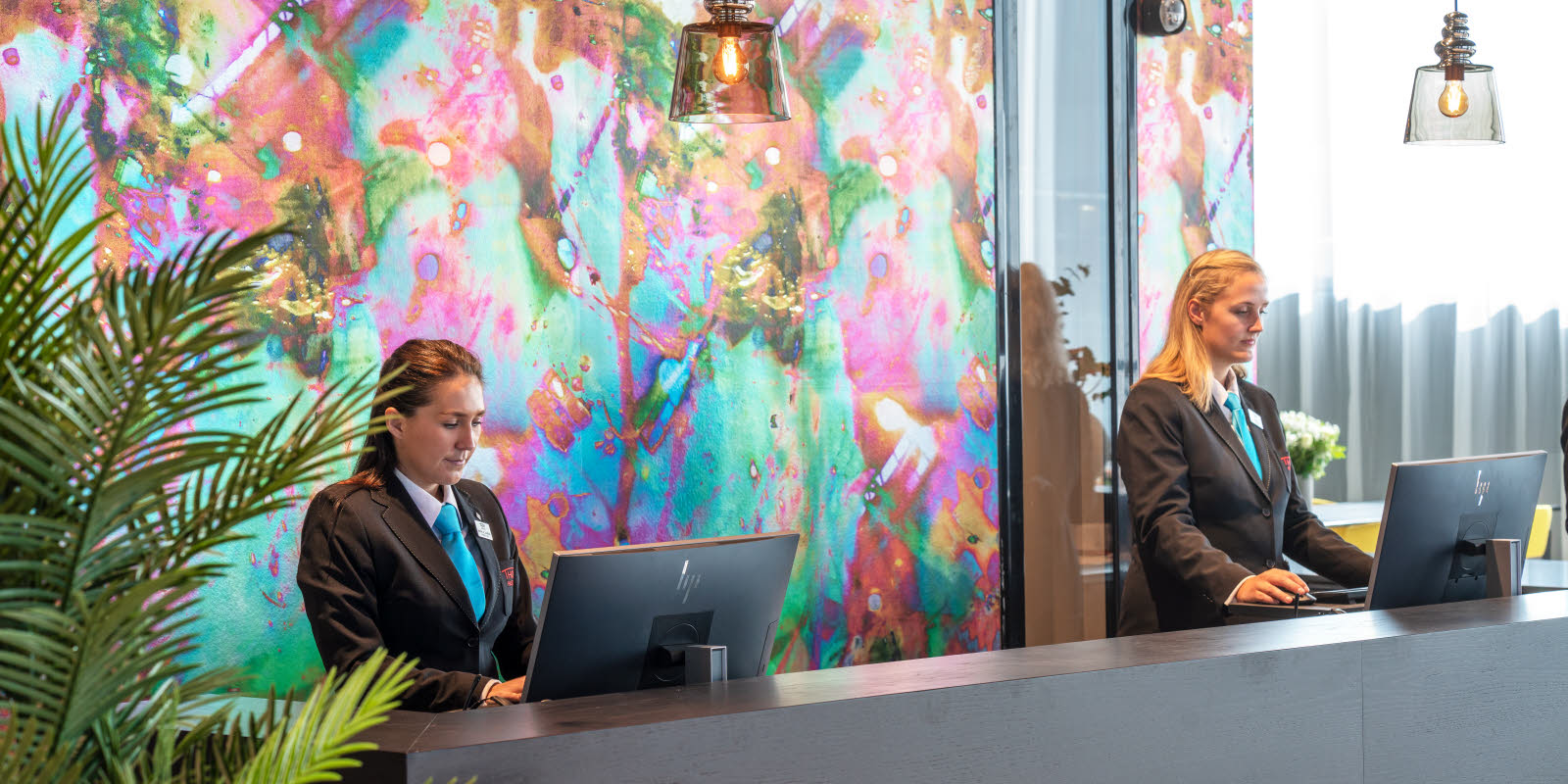 Resepsjonen på Thon Hotel Storo