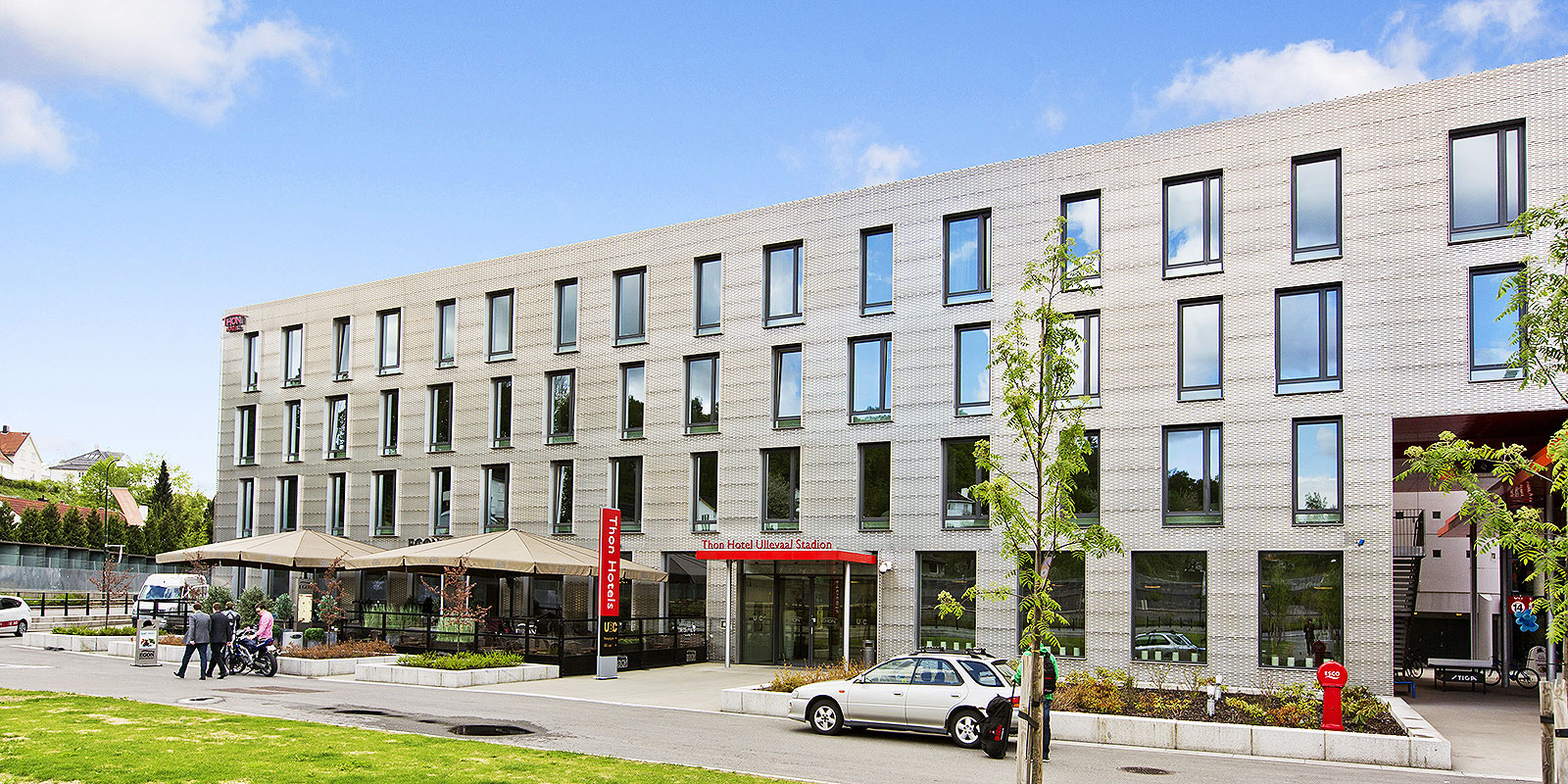 Thon Hotel Ullevaal stadion fasadebygg
