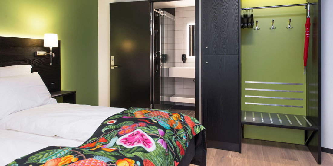 Bed in Superior-kamer in Thon Hotel Vika Atrium in Oslo
