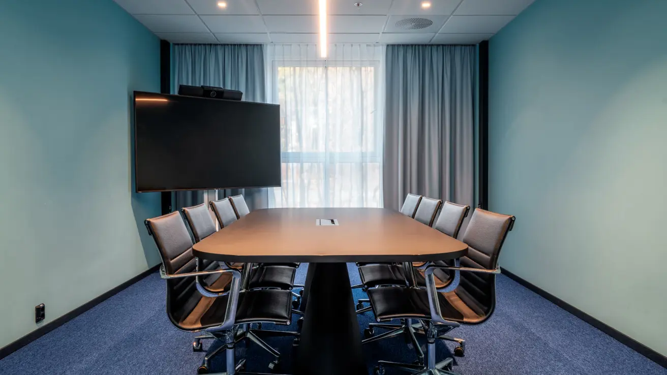Detalj av Thon Hotels penna och anteckningsblock