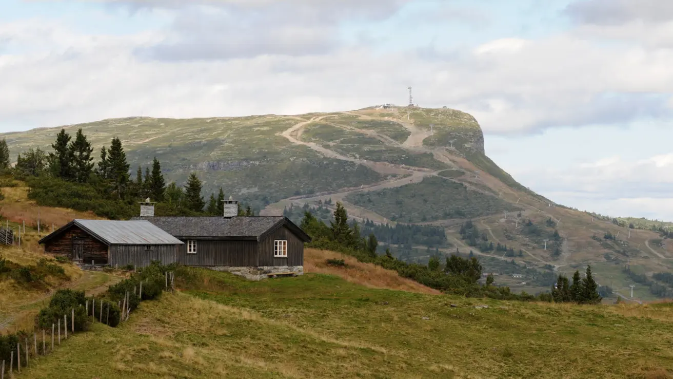 Aussicht Skeikampen im Sommer
