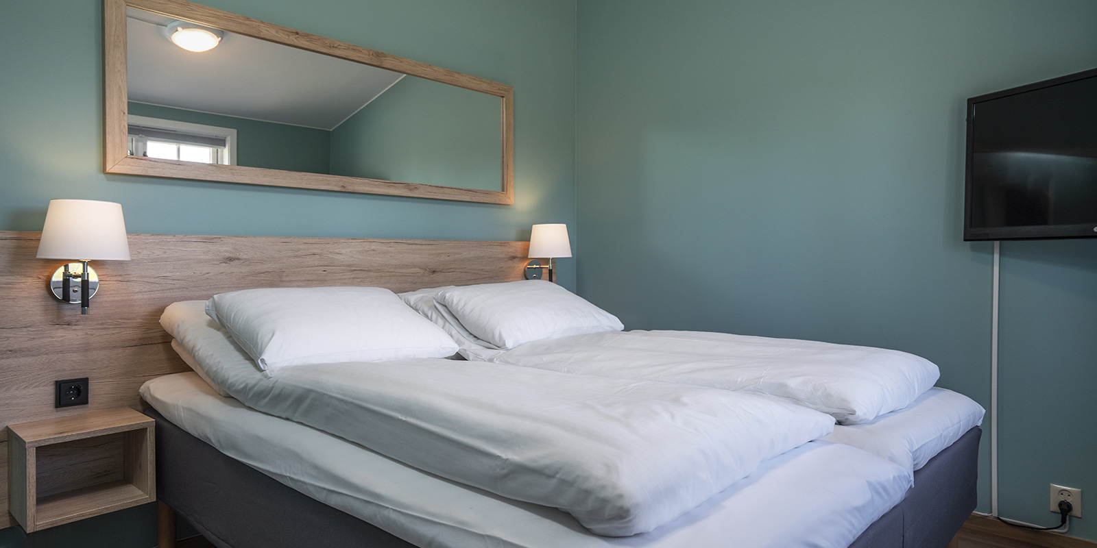 Schlafzimmer in Familienapartment im Thon Hotel Skeikampen