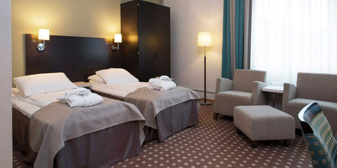 Bed in Superior-kamer in Thon Hotel Ski