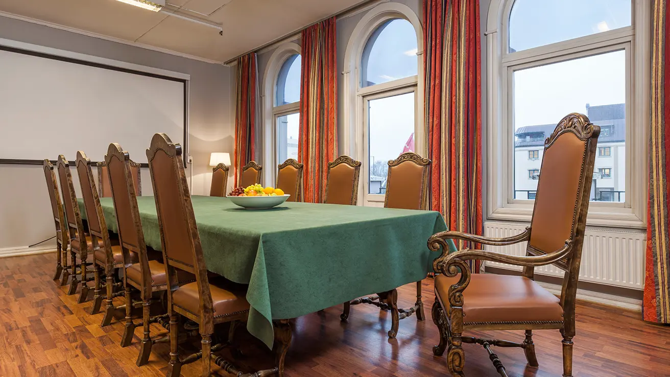 Mødelokale med plads til 10 personer