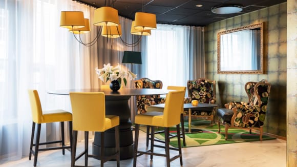 The lounge at the newly opened Thon Hotel Stavanger