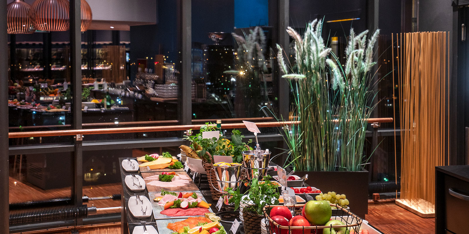 breakfast buffet at the Stavanger Forum Hotel