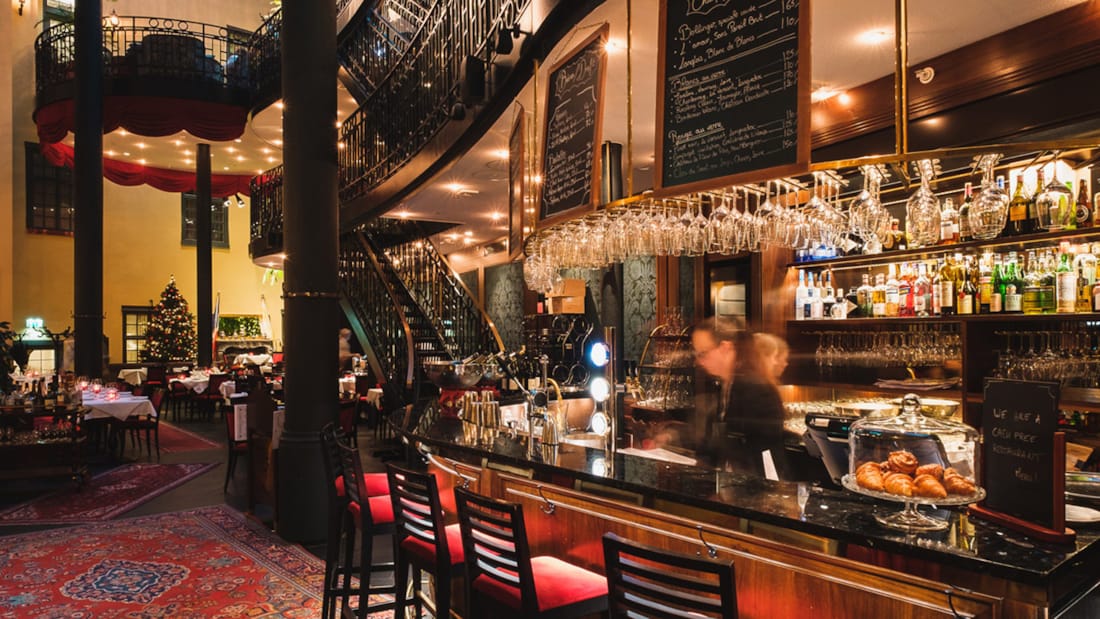 Die Bar in der Brasserie Makalös im Hotel Kungsträdgården