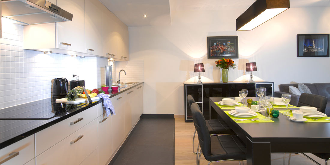 Ein Drei-Zimmer-Appartement im Thon Residence EU