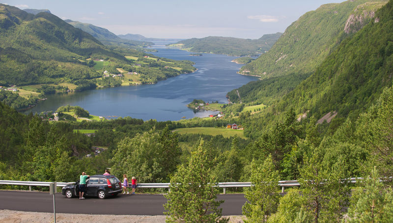 View from the Atlantic Road