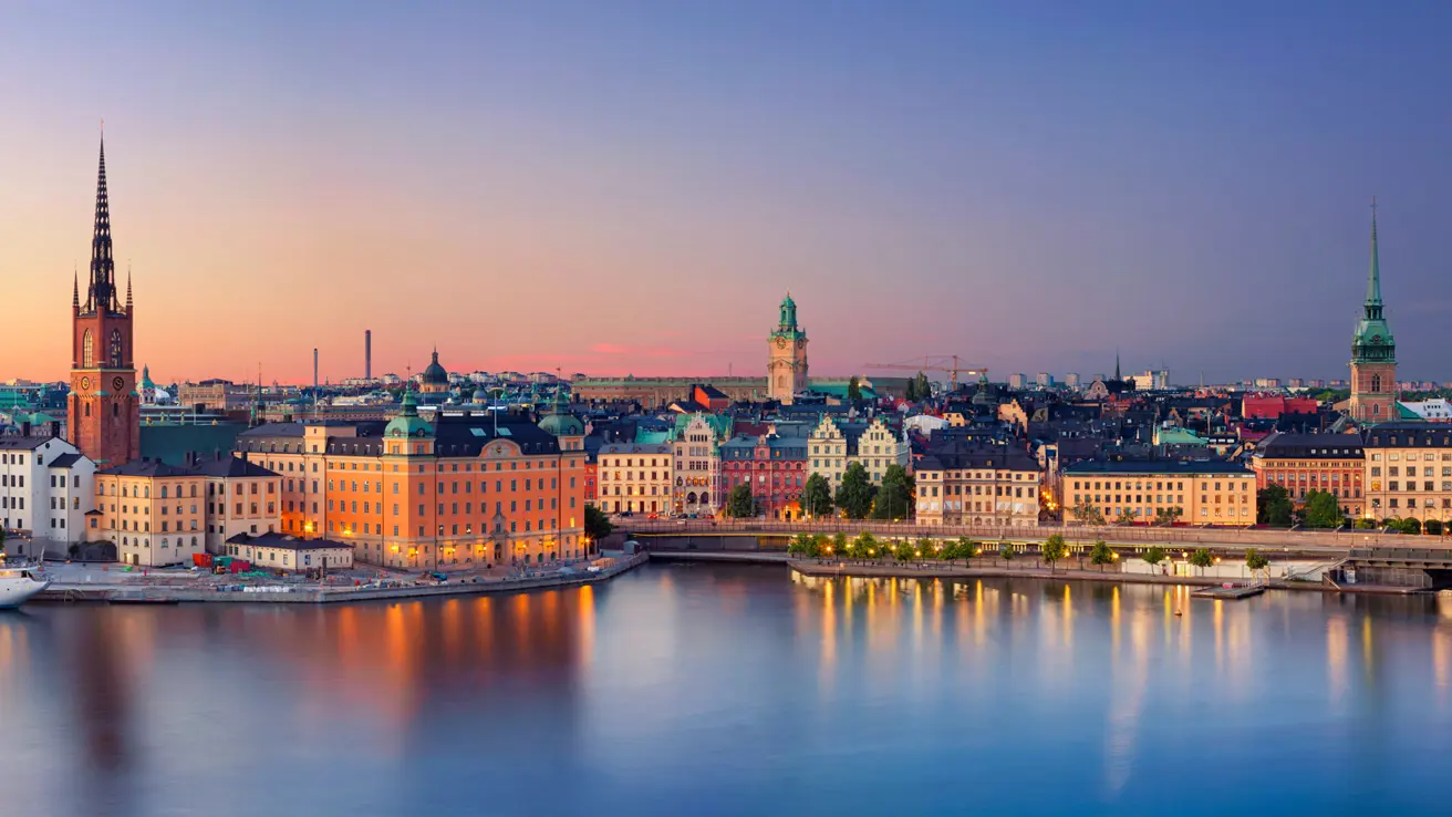 Panoramic view of Stockholm
