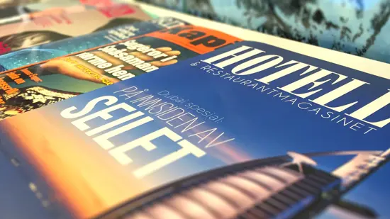 Couvertures de magazines hôteliers